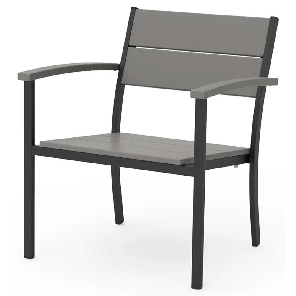 POLYWOOD® - Main Street Stacking Lounge Arm Chair - AL310 Outdoor Furniture POLYWOOD®