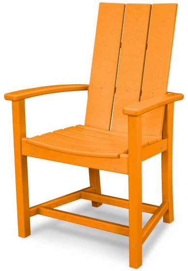 POLYWOOD® Modern Adirondack Dining Chair - MLD200 Chair POLYWOOD®