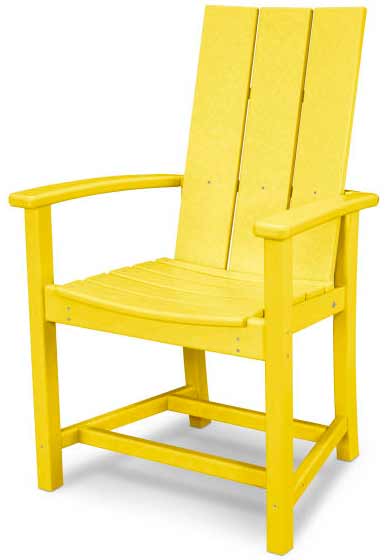POLYWOOD® Modern Adirondack Dining Chair - MLD200 Chair POLYWOOD®