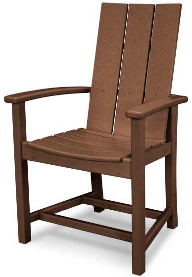 POLYWOOD® Modern Adirondack Dining Chair - MLD200 Chair POLYWOOD®