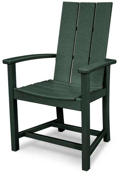 POLYWOOD® Modern Adirondack Dining Chair - MLD200 Chair POLYWOOD®