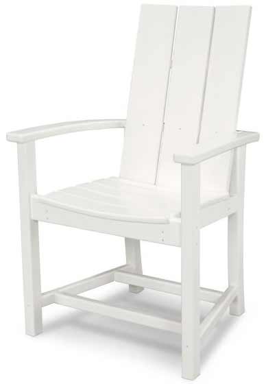POLYWOOD® Modern Adirondack Dining Chair - MLD200 Chair POLYWOOD®