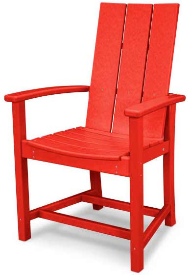 POLYWOOD® Modern Adirondack Dining Chair - MLD200 Chair POLYWOOD®