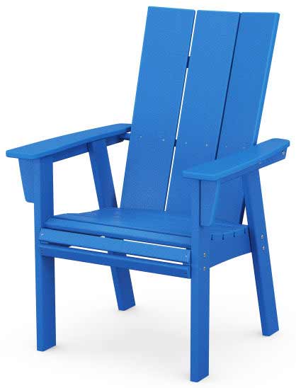 POLYWOOD® Modern Curveback Adirondack Dining Chair - ADD620 Chair POLYWOOD®