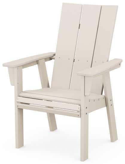 POLYWOOD® Modern Curveback Adirondack Dining Chair - ADD620 Chair POLYWOOD®