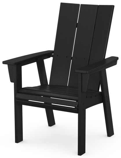 POLYWOOD® Modern Curveback Adirondack Dining Chair - ADD620 Chair POLYWOOD®