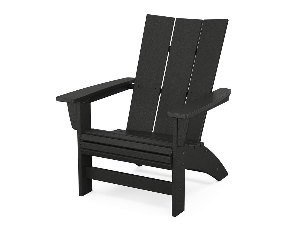 Modern Grand Adirondack Chair - Black