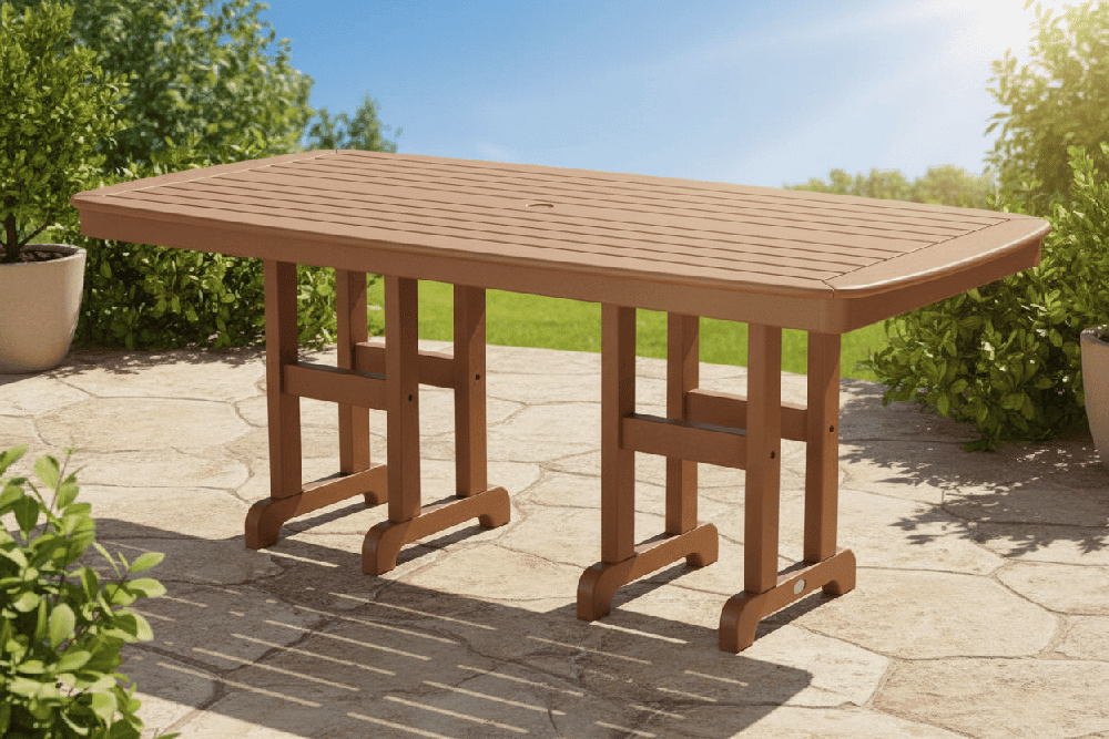 POLYWOOD® Nautical 37" x 72" Dining Table - NCT3772 Table POLYWOOD®