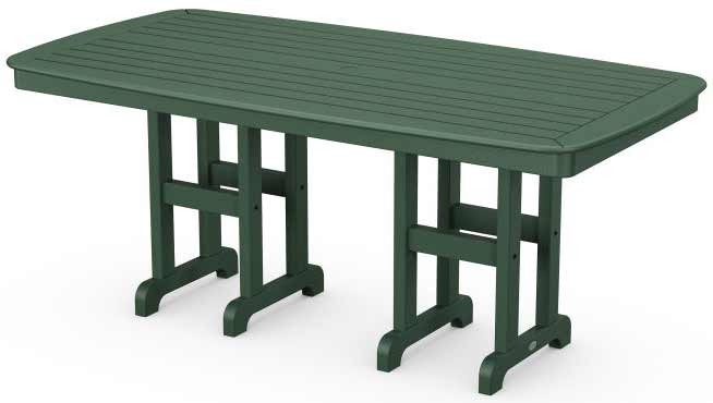 POLYWOOD® Nautical 37" x 72" Dining Table - NCT3772 Table POLYWOOD®