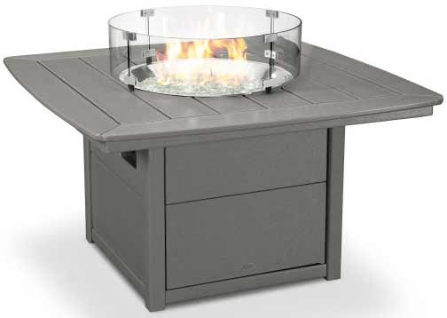 POLYWOOD® Nautical 42" Fire Pit Table - CTF42N Fire Table POLYWOOD®