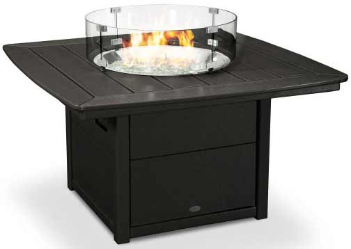 POLYWOOD® Nautical 42" Fire Pit Table - CTF42N Fire Table POLYWOOD®