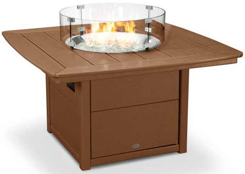 POLYWOOD® Nautical 42" Fire Pit Table - CTF42N Fire Table POLYWOOD®