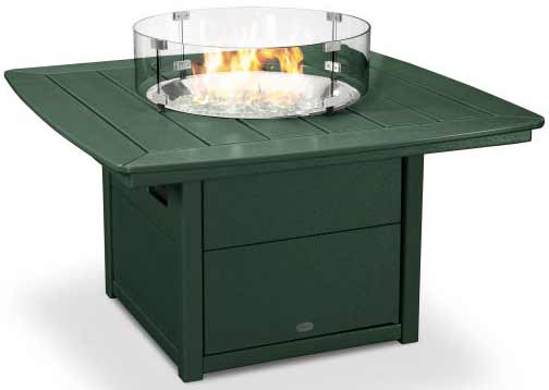 POLYWOOD® Nautical 42" Fire Pit Table - CTF42N Fire Table POLYWOOD®