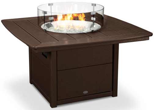 POLYWOOD® Nautical 42" Fire Pit Table - CTF42N Fire Table POLYWOOD®