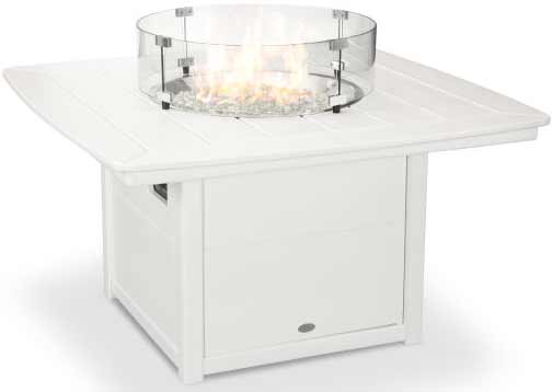 POLYWOOD® Nautical 42" Fire Pit Table - CTF42N Fire Table POLYWOOD®