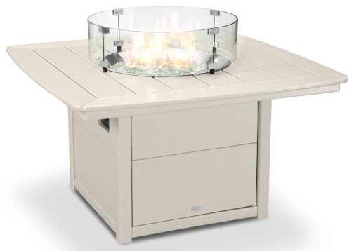 POLYWOOD® Nautical 42" Fire Pit Table - CTF42N Fire Table POLYWOOD®