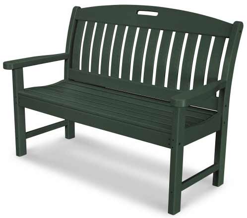 POLYWOOD® Nautical 48" Bench - NB48 Benches POLYWOOD®