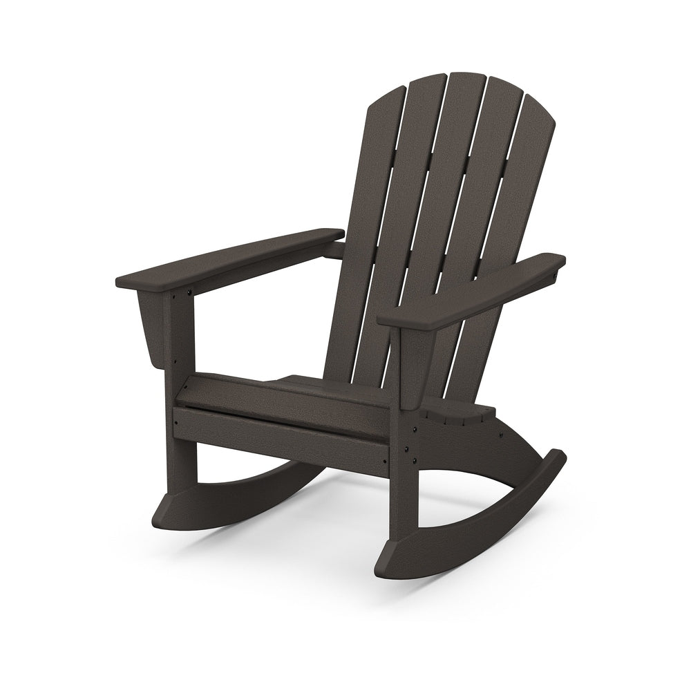 Nautical Adirondack Rocking Chair - Vintage Coffee