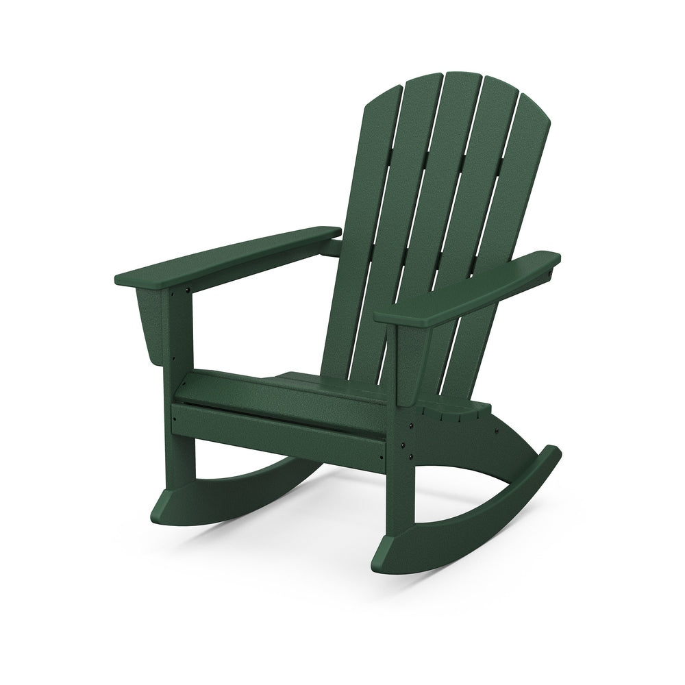 Nautical Adirondack Rocking Chair - Green