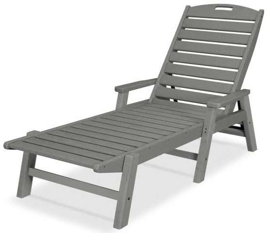 POLYWOOD® Nautical Chaise with Arms - NCC2280 Chaise POLYWOOD®