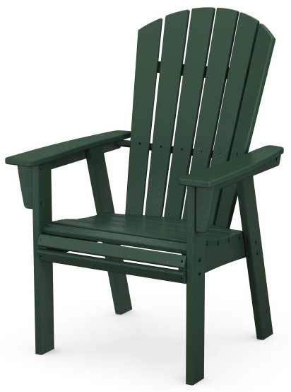 POLYWOOD® Nautical Curveback Adirondack Dining Chair - ADD610 Chair POLYWOOD®
