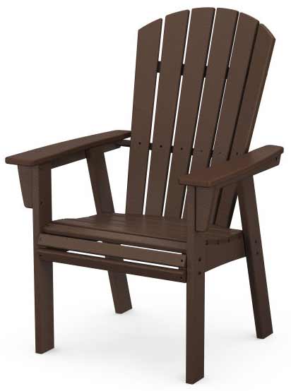 POLYWOOD® Nautical Curveback Adirondack Dining Chair - ADD610 Chair POLYWOOD®