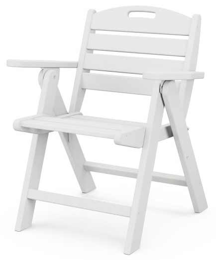 POLYWOOD® Nautical Folding Lowback Chair - NCL32 Chair POLYWOOD®