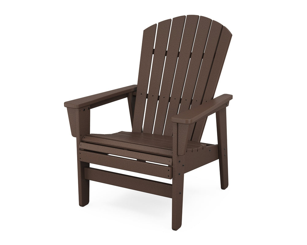 Nautical Grand Upright Adirondack Chair - Mahogany
