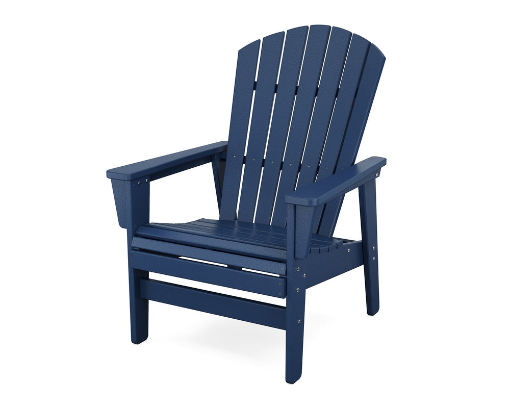 Nautical Grand Upright Adirondack Chair - Navy