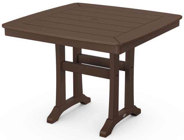 POLYWOOD® Nautical Trestle 37" Dining Table - PL81-T2L1 Table POLYWOOD®