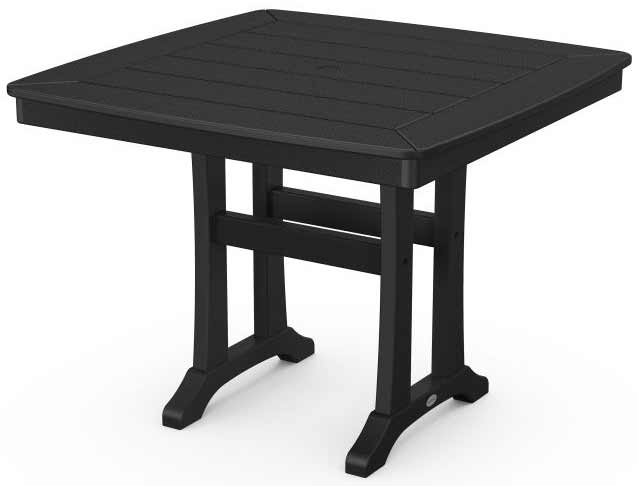 POLYWOOD® Nautical Trestle 37" Dining Table - PL81-T2L1 Table POLYWOOD®