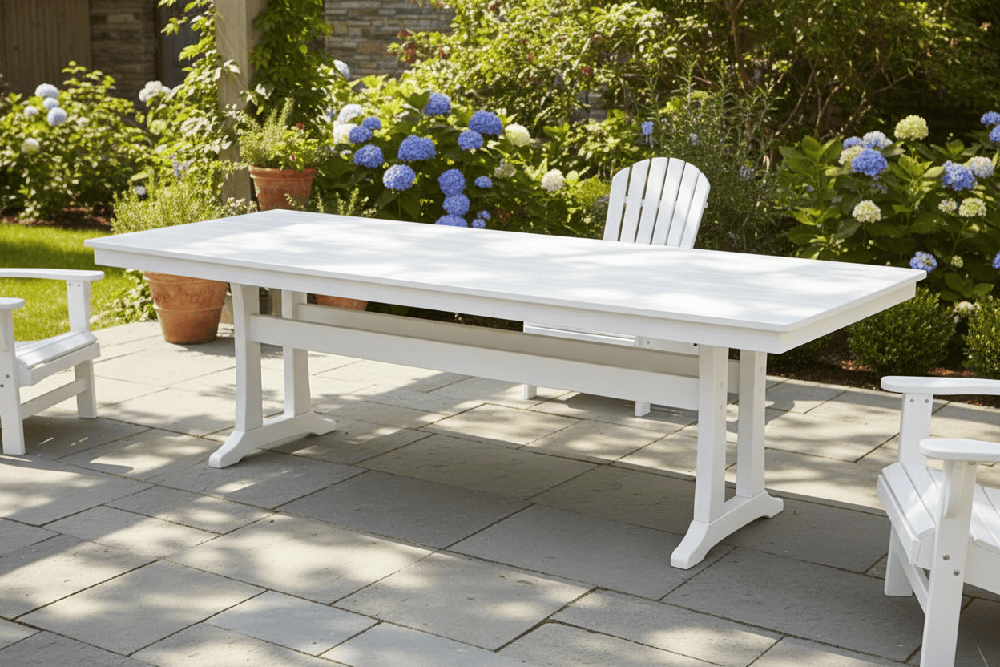 POLYWOOD® Nautical Trestle 39" x 97" Dining Table - PL84-T2L1 Table POLYWOOD®