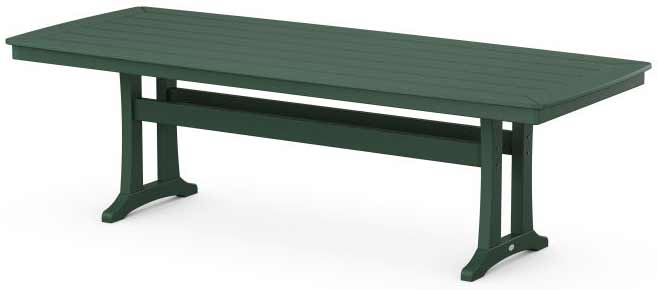 POLYWOOD® Nautical Trestle 39" x 97" Dining Table - PL84-T2L1 Table POLYWOOD®