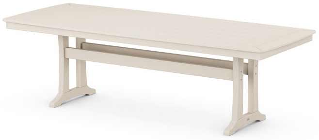 POLYWOOD® Nautical Trestle 39" x 97" Dining Table - PL84-T2L1 Table POLYWOOD®