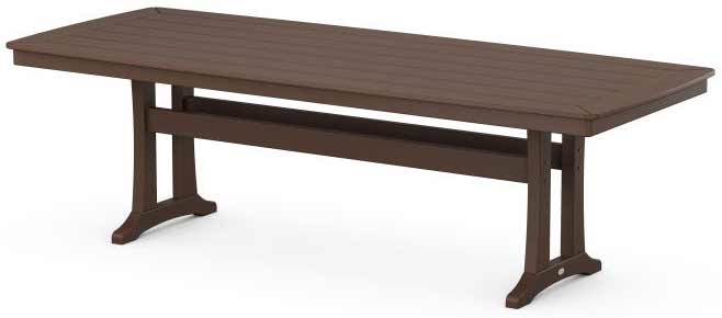 POLYWOOD® Nautical Trestle 39" x 97" Dining Table - PL84-T2L1 Table POLYWOOD®