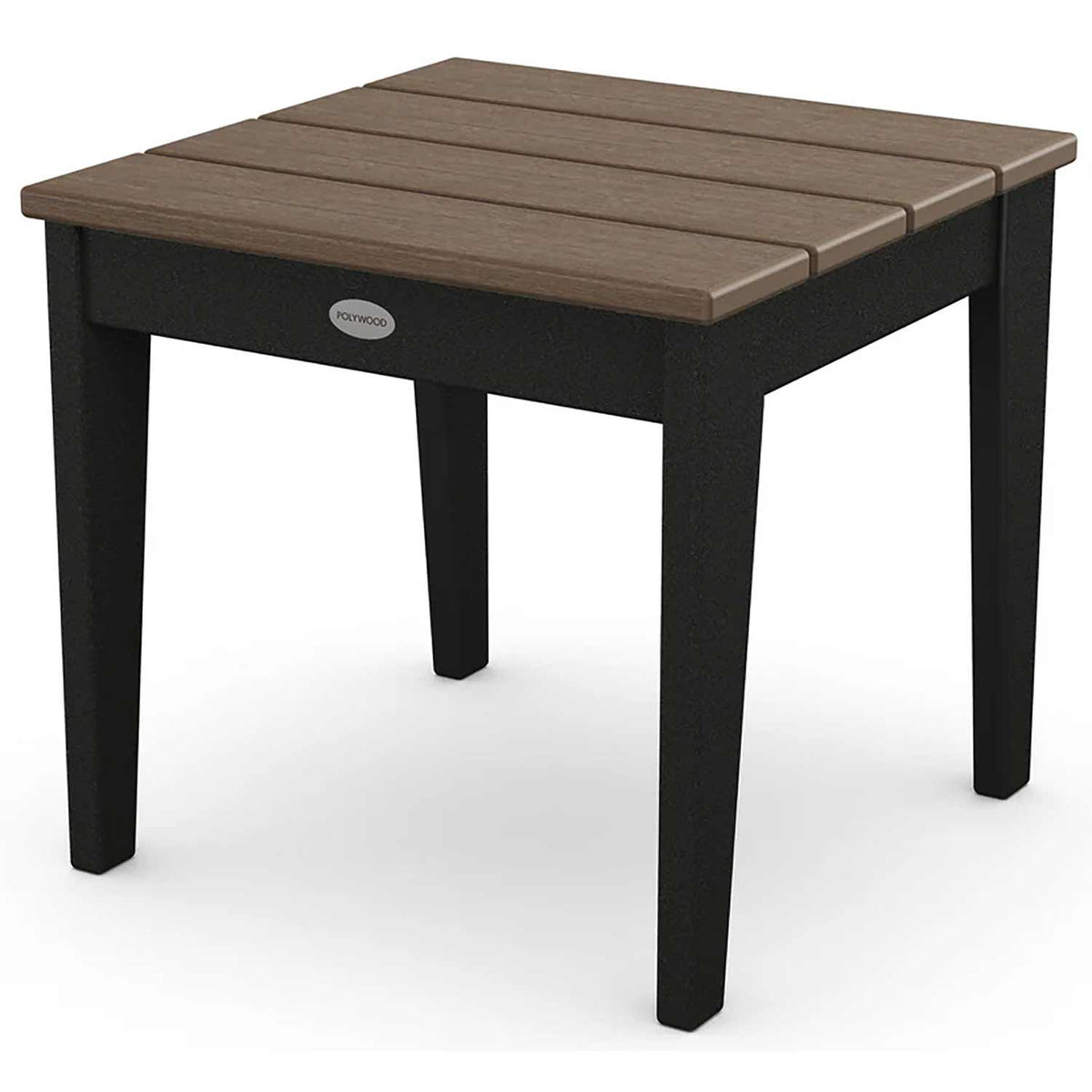 POLYWOOD® End Table Black / Kona POLYWOOD® Newport 18" Side Table - Select Accents - MNT18