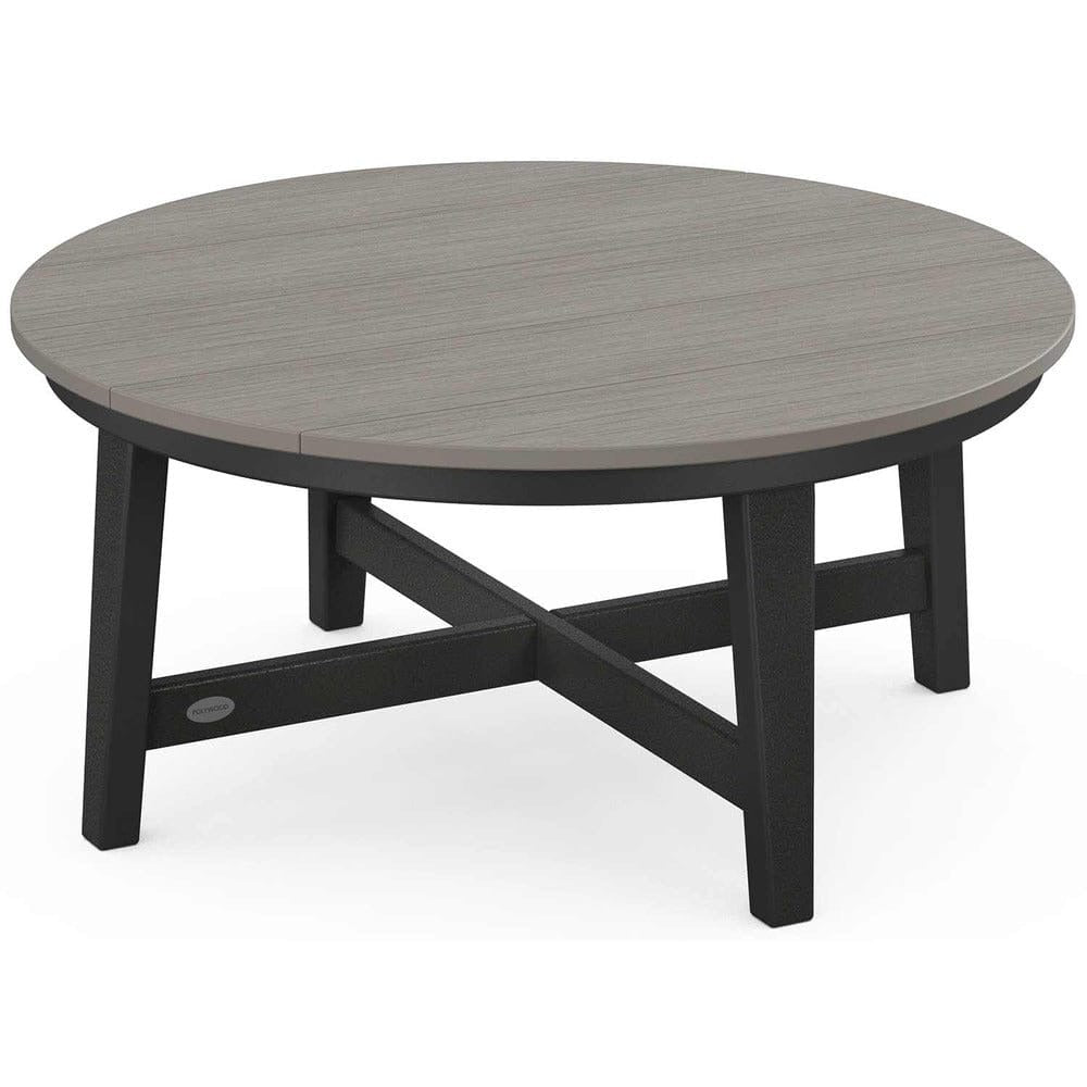 POLYWOOD® Newport 36" Round Coffee Table - Select Accents - CTR36 Coffee Table POLYWOOD®