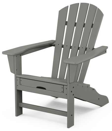 POLYWOOD® Palm Coast Ultimate Adirondack with Hideaway Ottoman - HNA15 Adirondack Chair POLYWOOD®