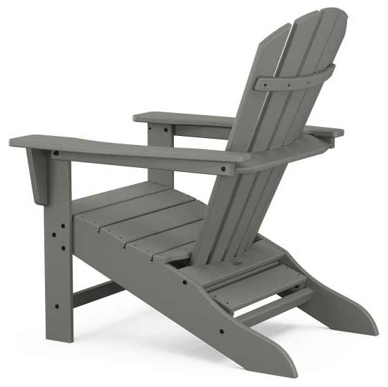 POLYWOOD® Palm Coast Ultimate Adirondack with Hideaway Ottoman - HNA15 Adirondack Chair POLYWOOD®
