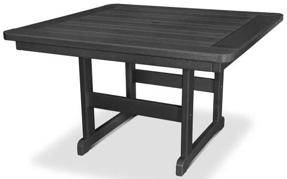 POLYWOOD® Park 48" Square Table - PST48 Table POLYWOOD®