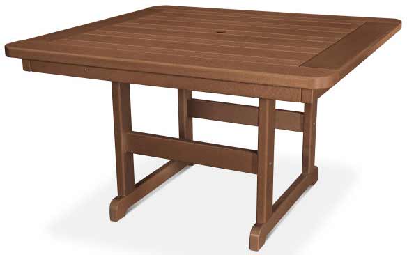 POLYWOOD® Park 48" Square Table - PST48 Table POLYWOOD®