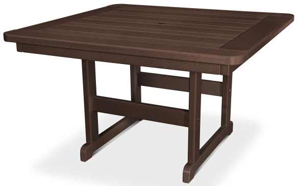 POLYWOOD® Park 48" Square Table - PST48 Table POLYWOOD®