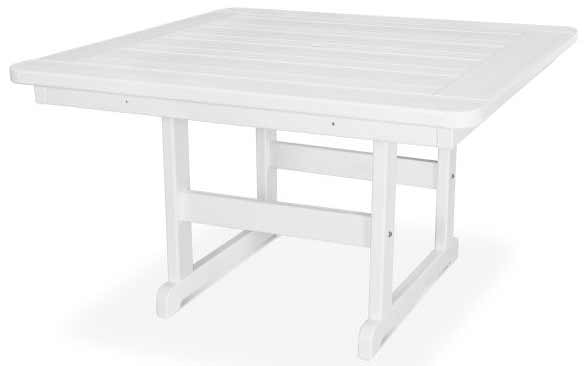 POLYWOOD® Park 48" Square Table - PST48 Table POLYWOOD®