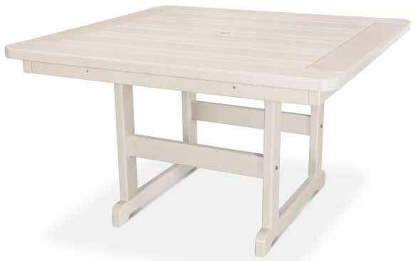 POLYWOOD® Park 48" Square Table - PST48 Table POLYWOOD®
