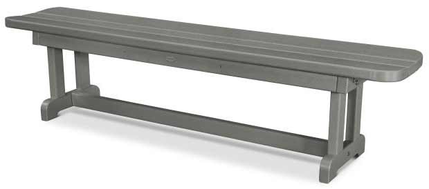 POLYWOOD® Park 72" Harvester Backless Bench - PBB72 Benches POLYWOOD®
