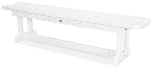 POLYWOOD® Park 72" Harvester Backless Bench - PBB72 Benches POLYWOOD®