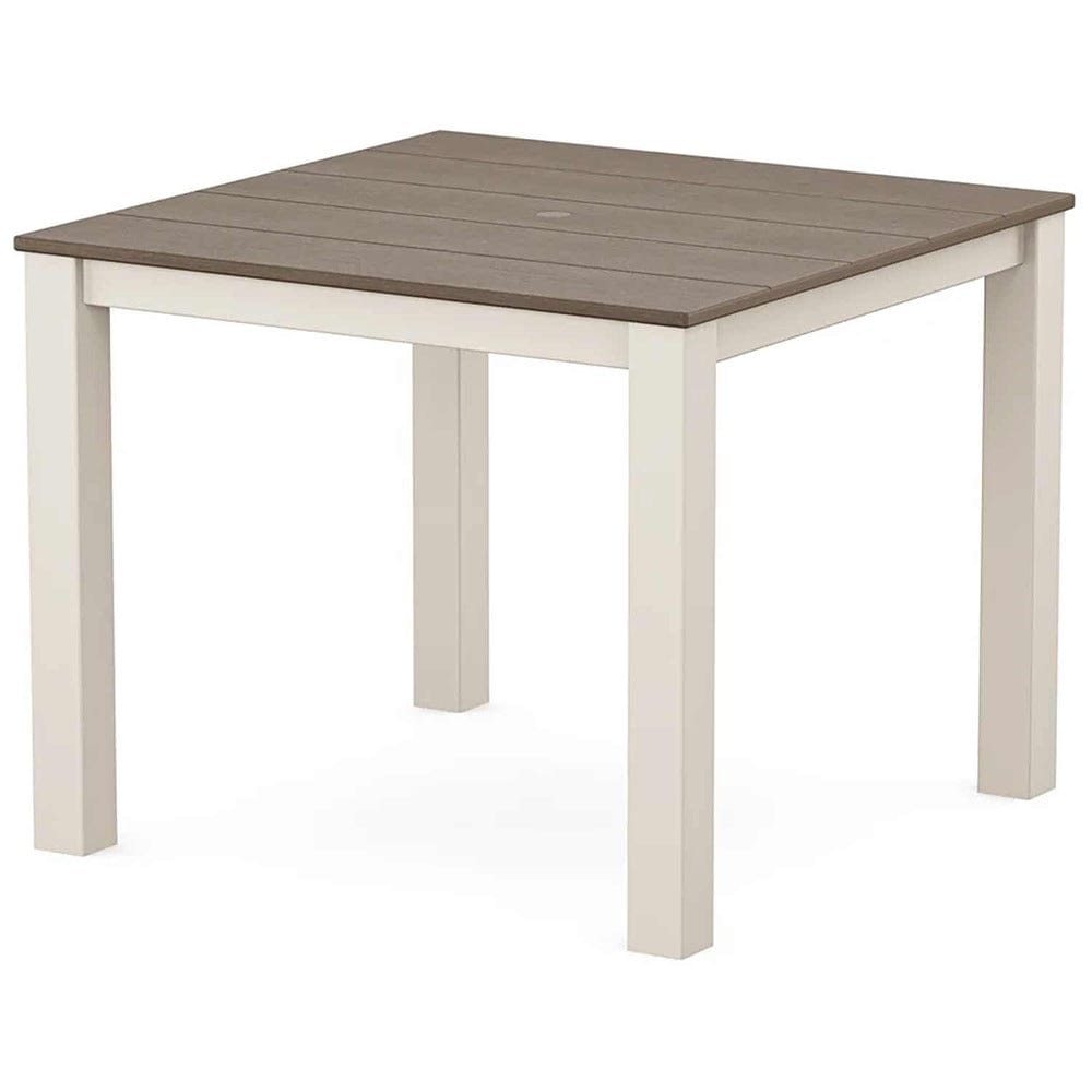 POLYWOOD® Parsons 38" X 38" Dining Table - Select Accents - DT3838-T15 Table POLYWOOD®