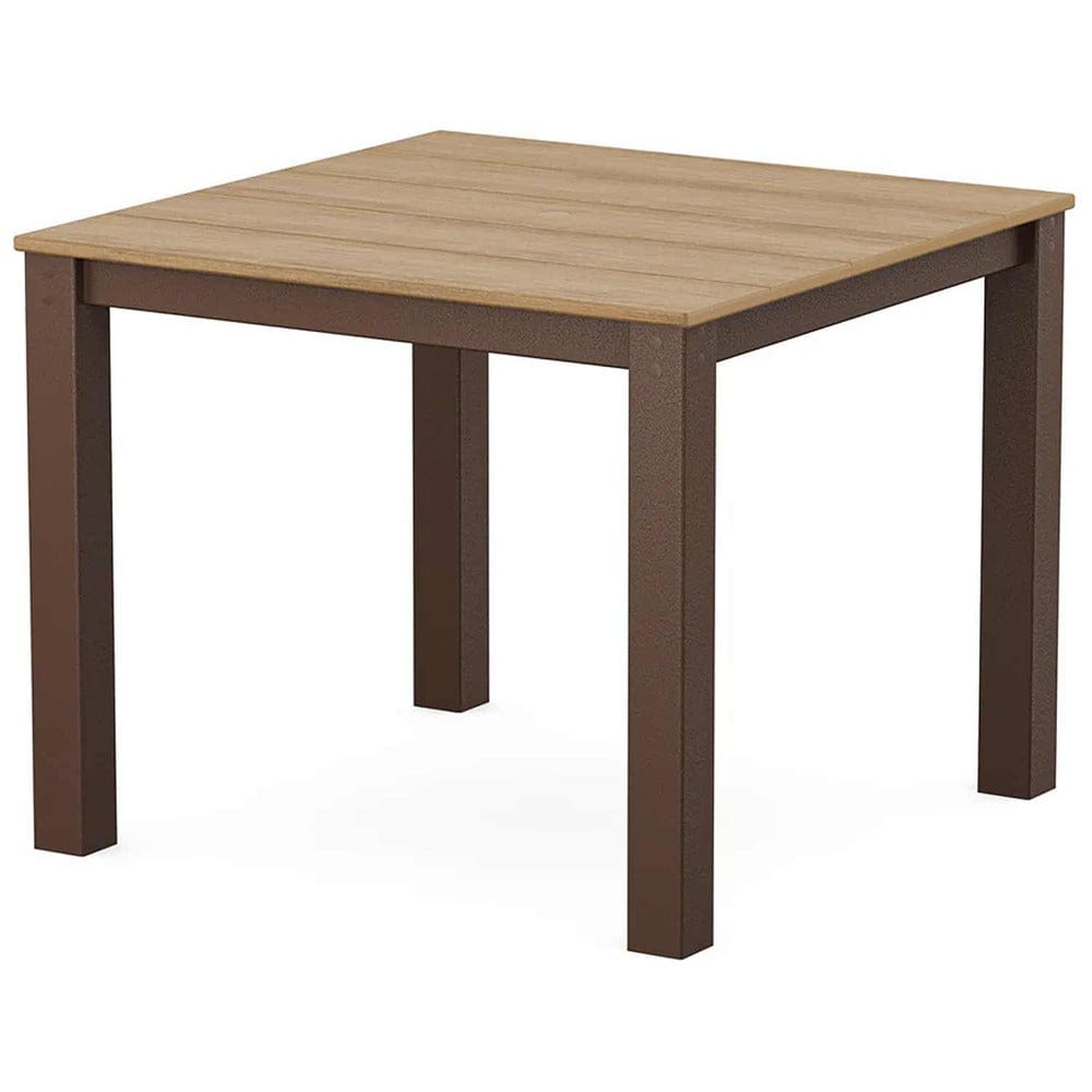 POLYWOOD® Parsons 38" X 38" Dining Table - Select Accents - DT3838-T15 Table POLYWOOD®