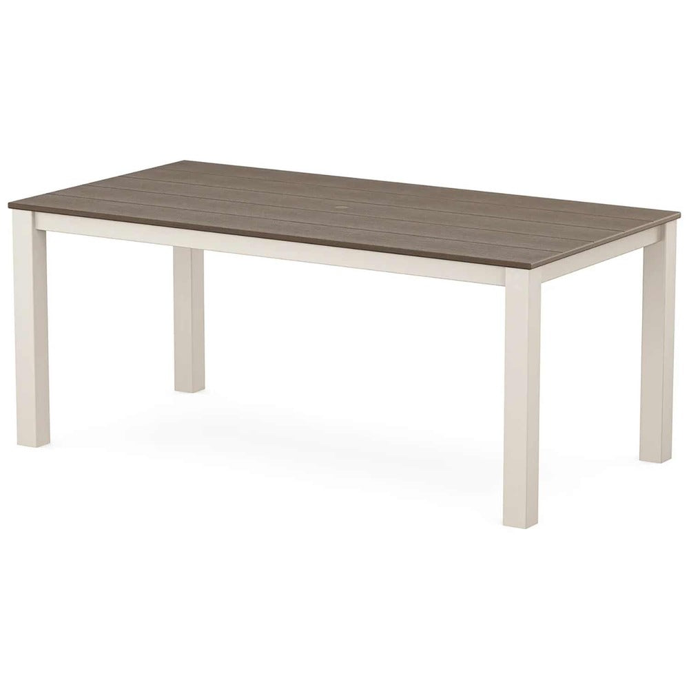 POLYWOOD® Parsons 38" X 72" Dining Table - Select Accents - DT3872-T15 Table POLYWOOD®