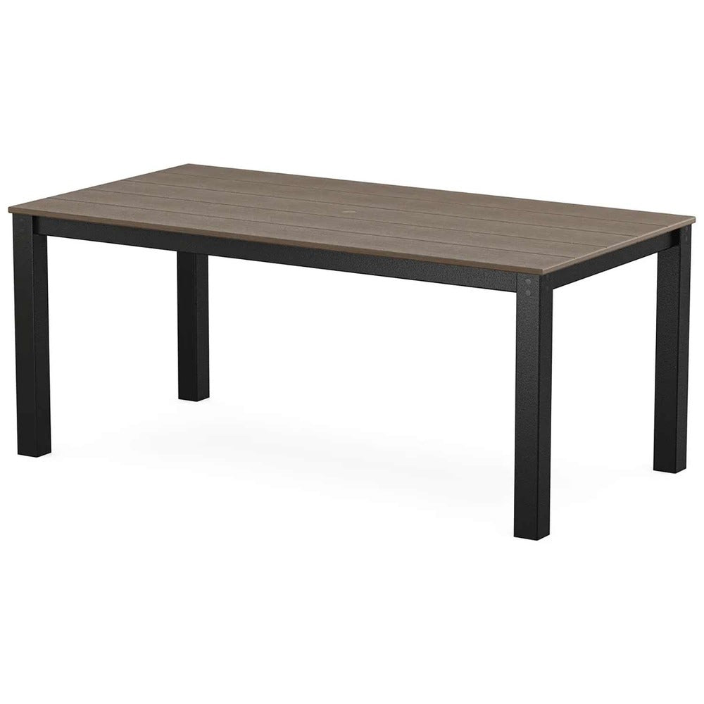 POLYWOOD® Parsons 38" X 72" Dining Table - Select Accents - DT3872-T15 Table POLYWOOD®